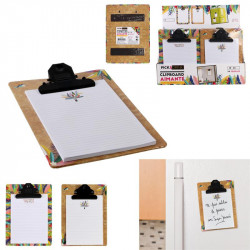 Exotic magnetic clipboard - 34 sheets included