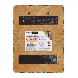 Exotic magnetic clipboard - 34 sheets included